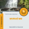 Apostila Secretário Escolar Prefeitura de Muriaé MG 2024