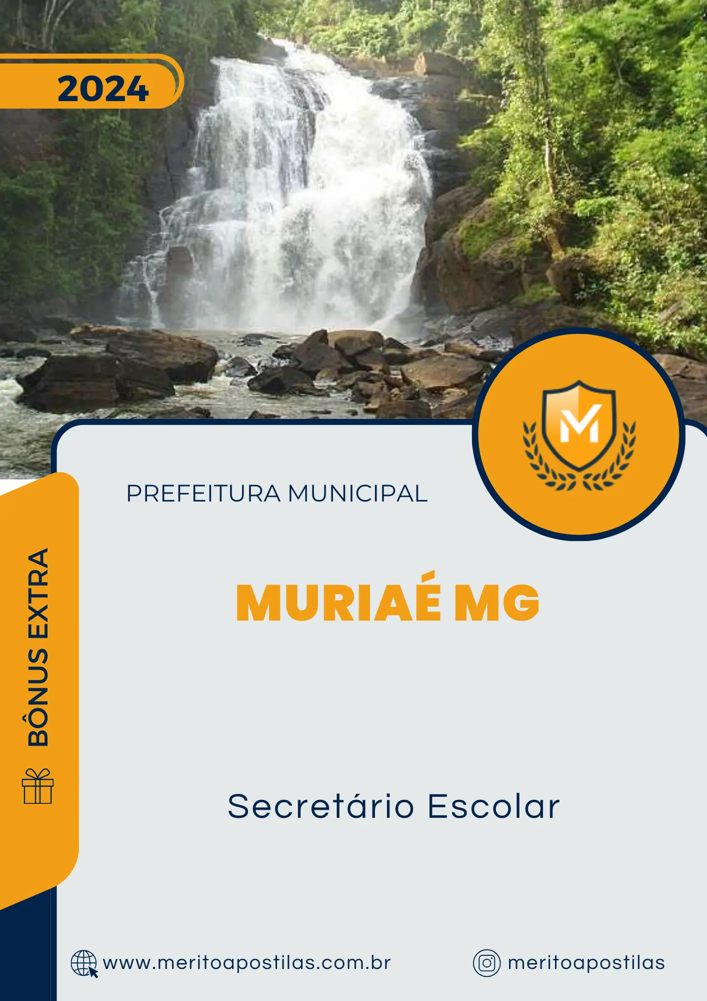 Apostila Secretário Escolar Prefeitura de Muriaé MG 2024
