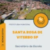 Apostila Secretário de Escola Prefeitura de Santa Rosa de Viterbo SP 2024
