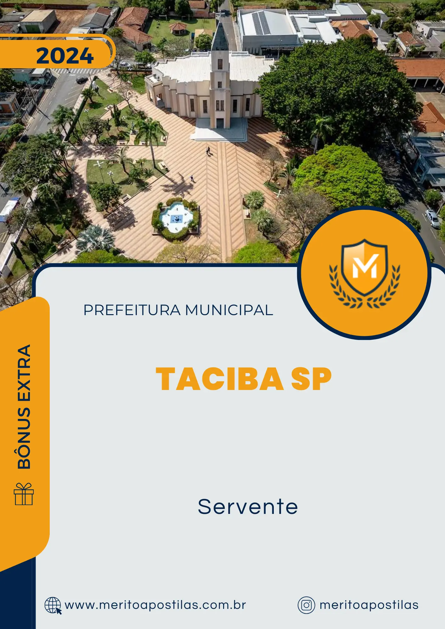 Apostila Servente Prefeitura de Taciba SP 2024