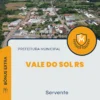 Apostila Servente Prefeitura Vale do Sol RS 2024