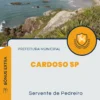 Apostila Servente de Pedreiro Prefeitura de Cardoso SP 2024