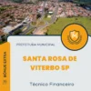 Apostila Técnico Financeiro Prefeitura de Santa Rosa de Viterbo SP 2024