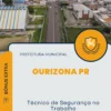 Apostila Técnico de Segurança no Trabalho Prefeitura de Ourizona PR 2024