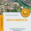Apostila Trabalhador Braçal Masculino Prefeitura Nova Venécia ES 2024