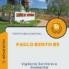 Apostila Vigilante Sanitário e Ambiental Prefeitura de Paulo Bento RS 2024