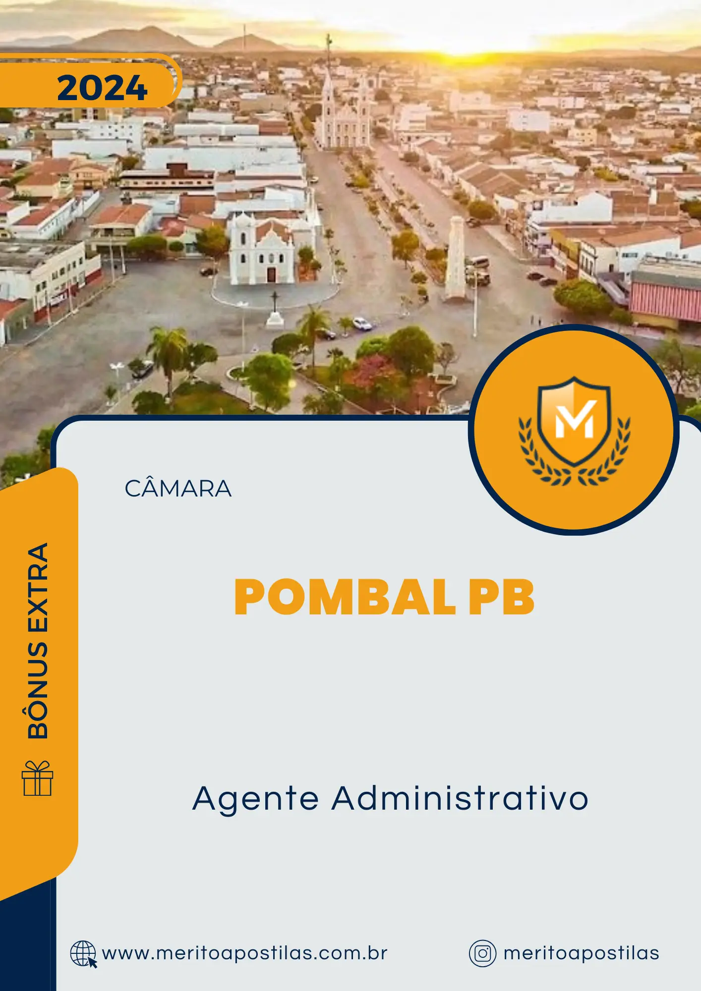 Apostila Agente Administrativo Câmara Pombal PB 2024