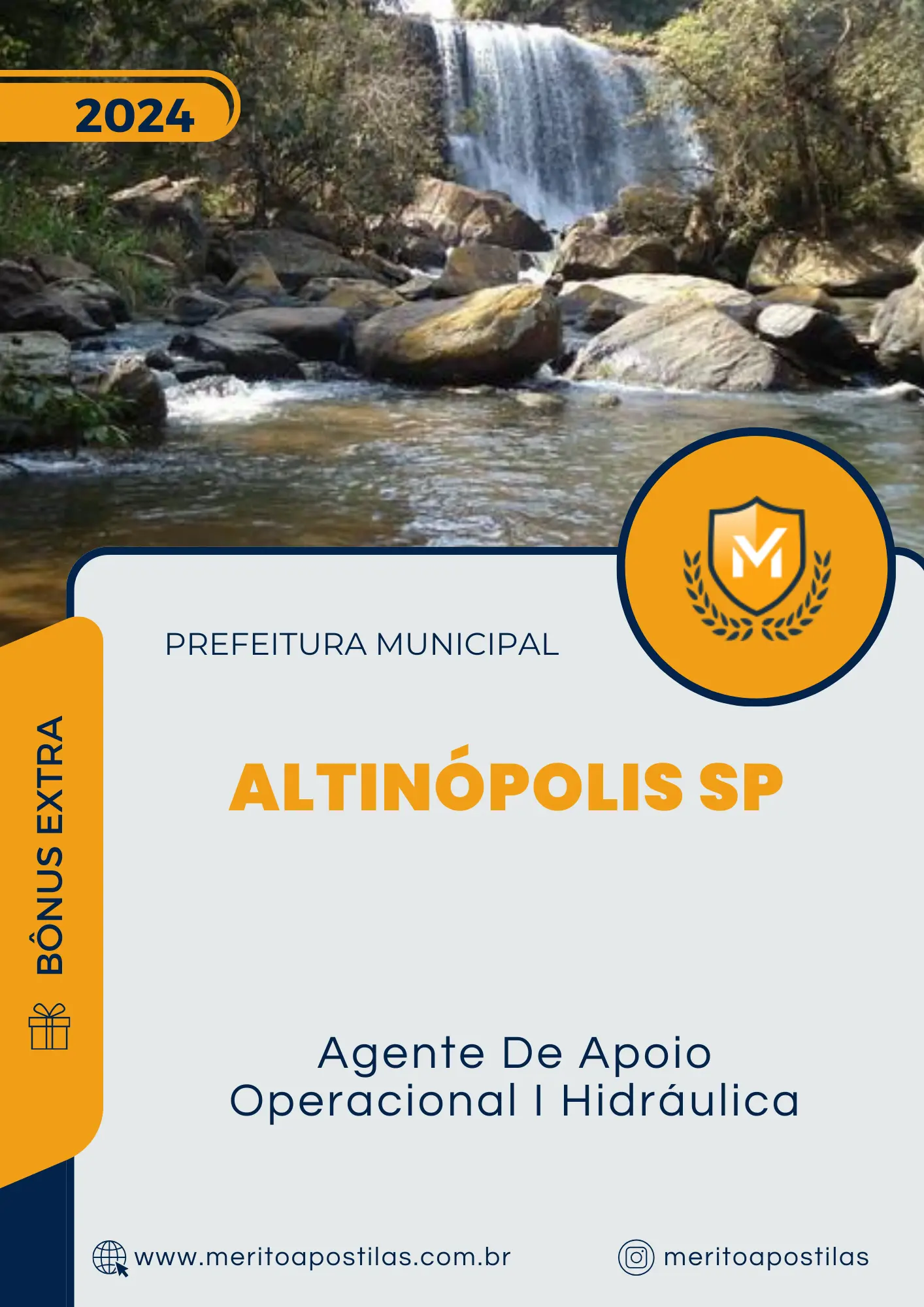Apostila Agente De Apoio Operacional I Hidráulica Prefeitura de Altinópolis SP 2024