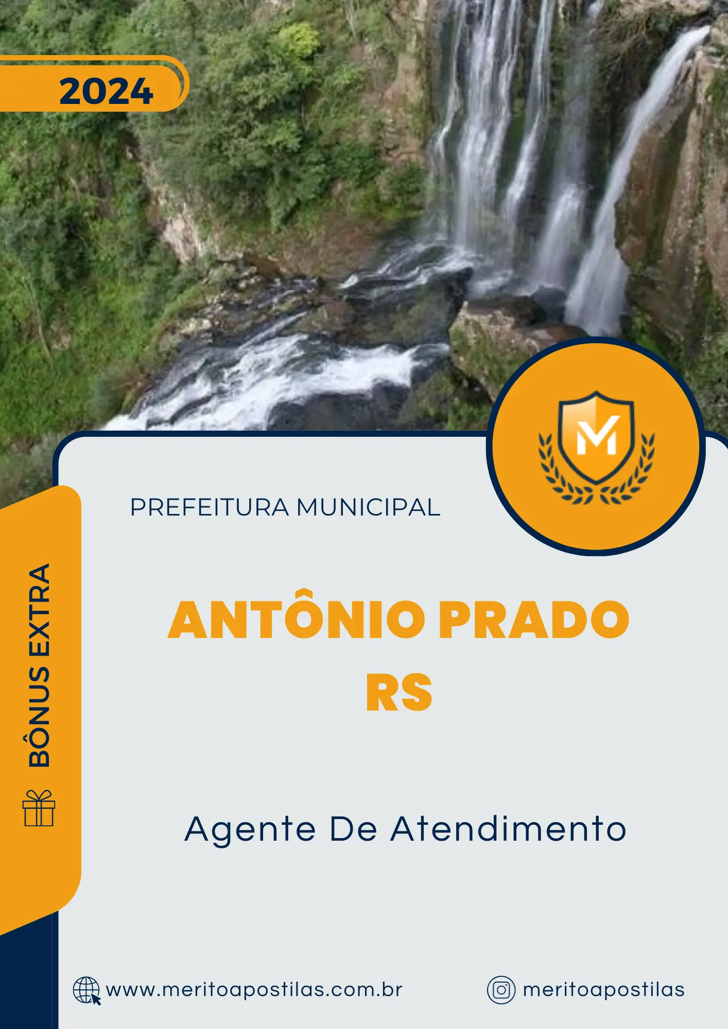 Apostila Agente De Atendimento Prefeitura de Antônio Prado RS 2024