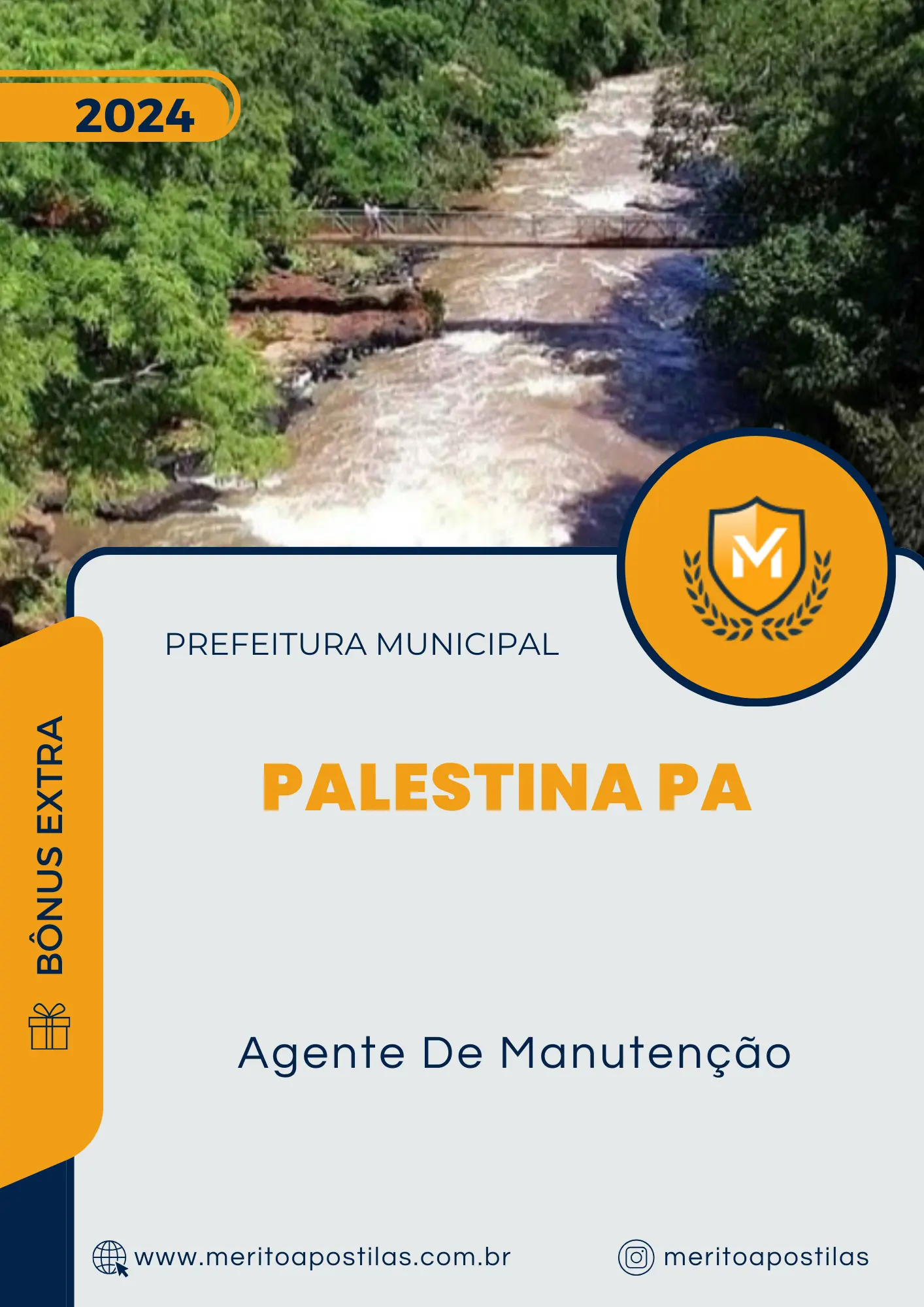 Apostila Agente De Manutenção Prefeitura de Palestina PA 2024