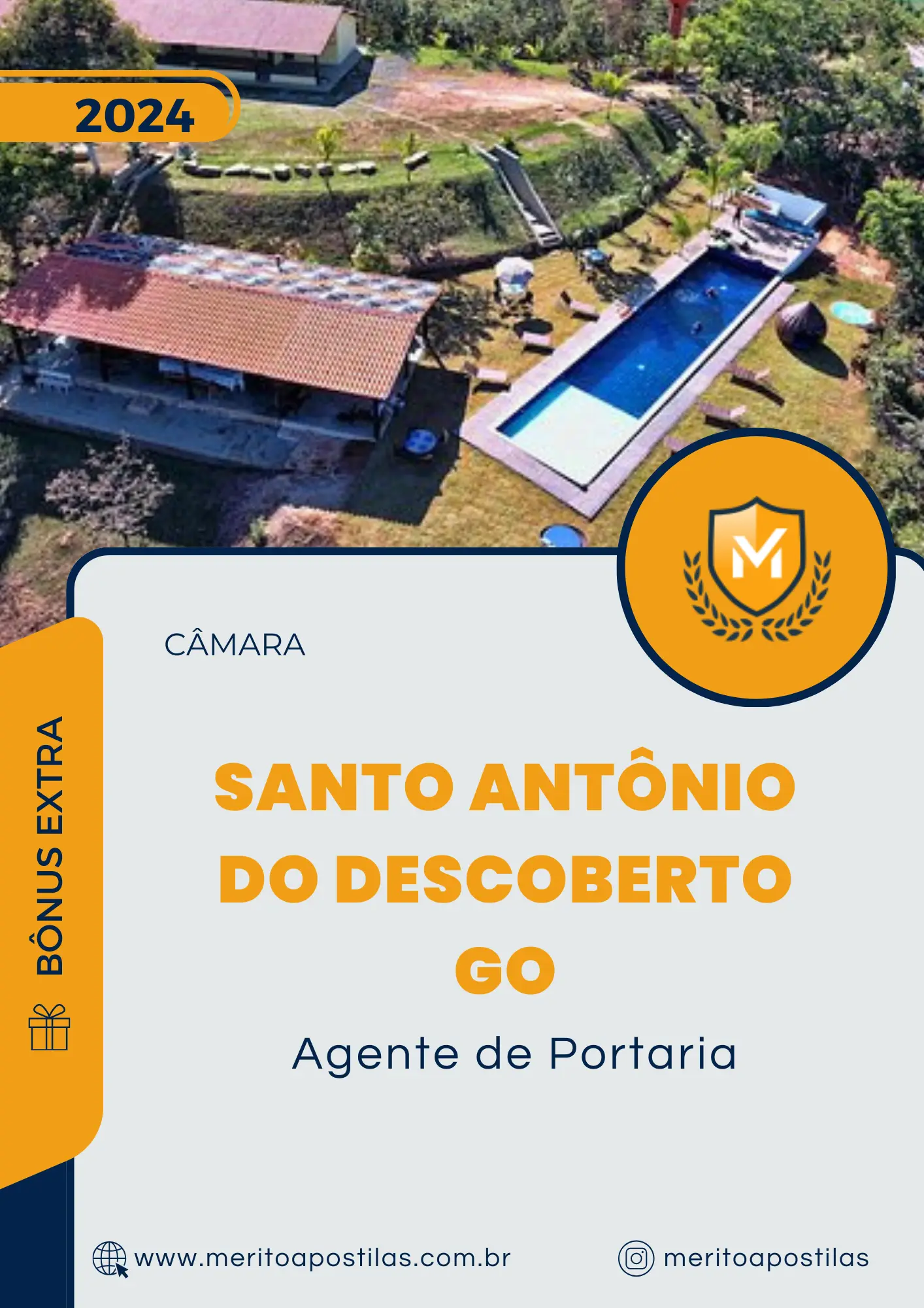 Apostila Agente de Portaria Câmara de Santo Antônio do Descoberto GO 2024