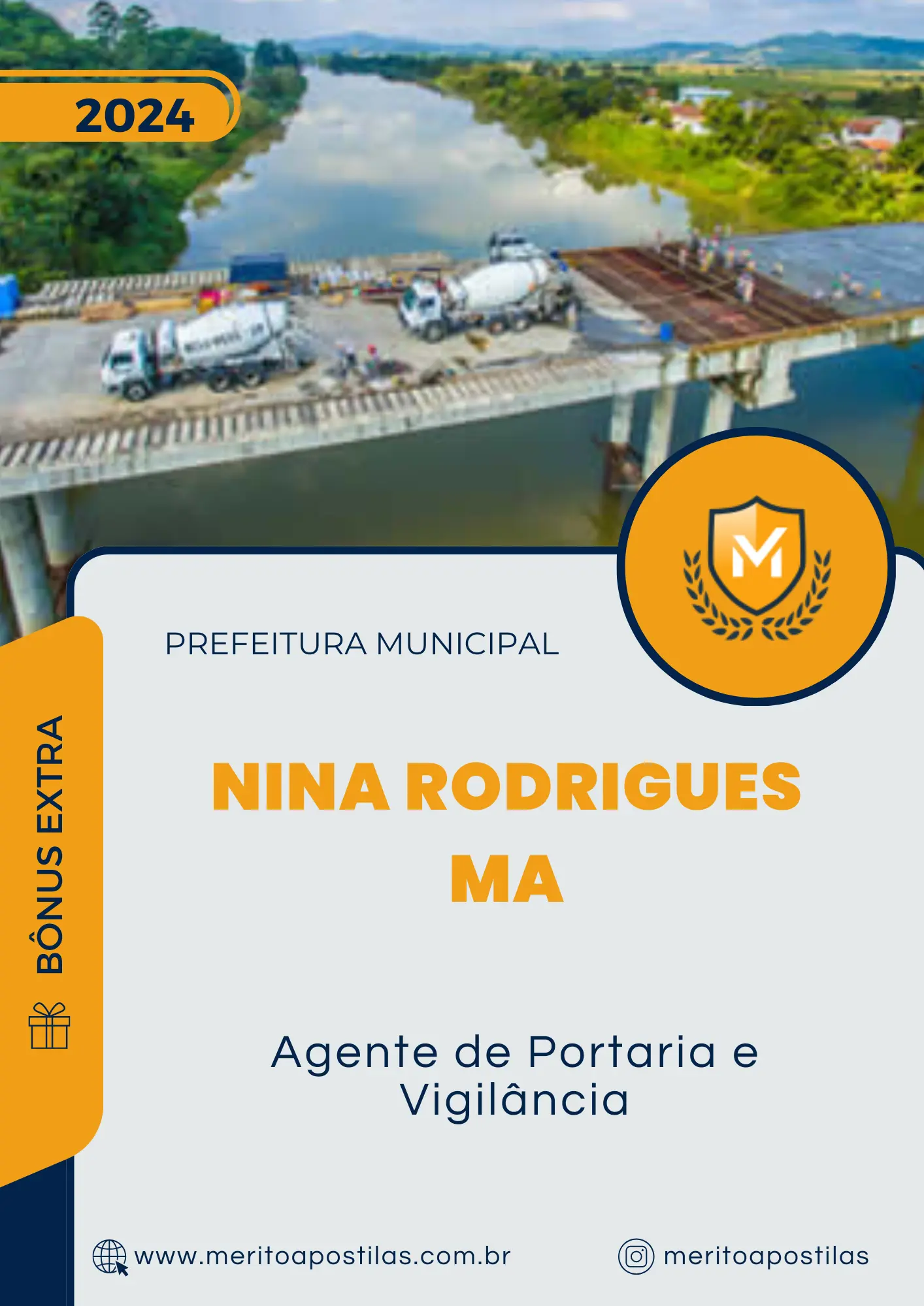 Apostila Agente de Portaria e Vigilância Prefeitura de Nina Rodrigues MA 2024