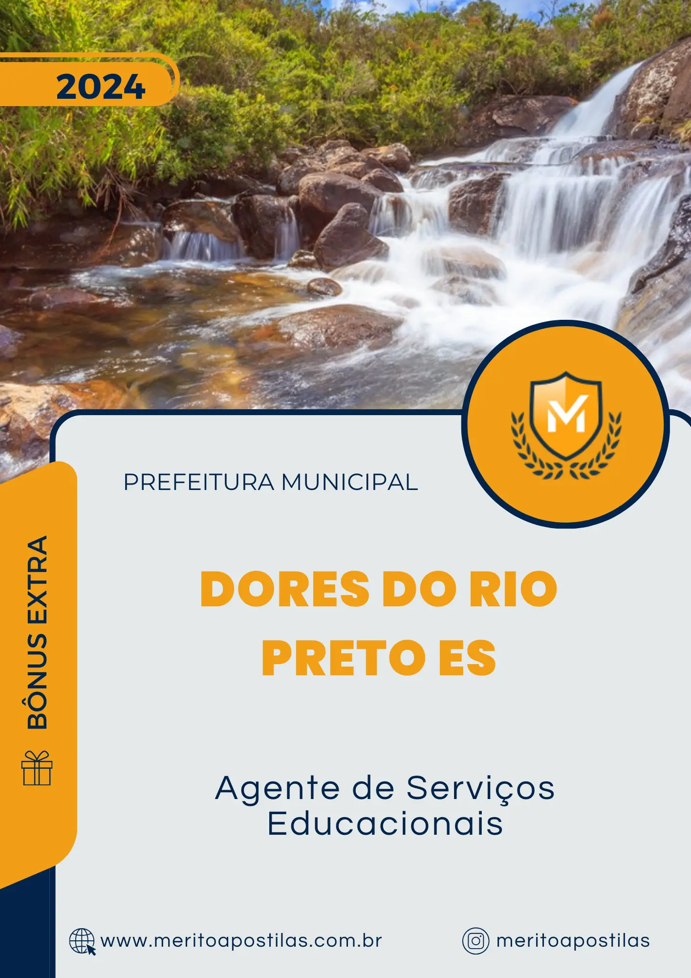 Apostila Agente de Serviços Educacionais Prefeitura de Dores do Rio Preto ES 2024