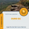 Apostila Agente de Serviços Gerais Prefeitura de Ouro SC 2024