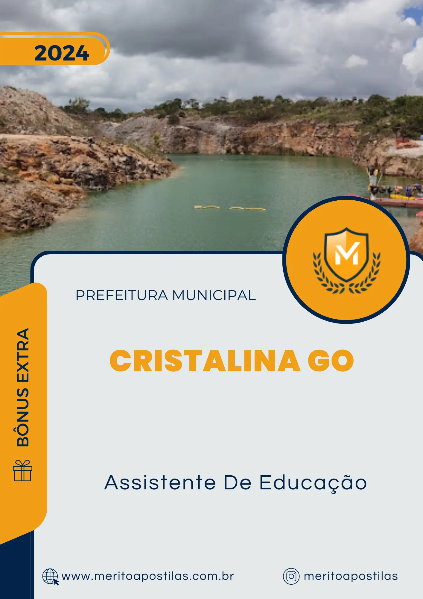 Apostila Assistente De Educação Prefeitura de Cristalina GO 2024