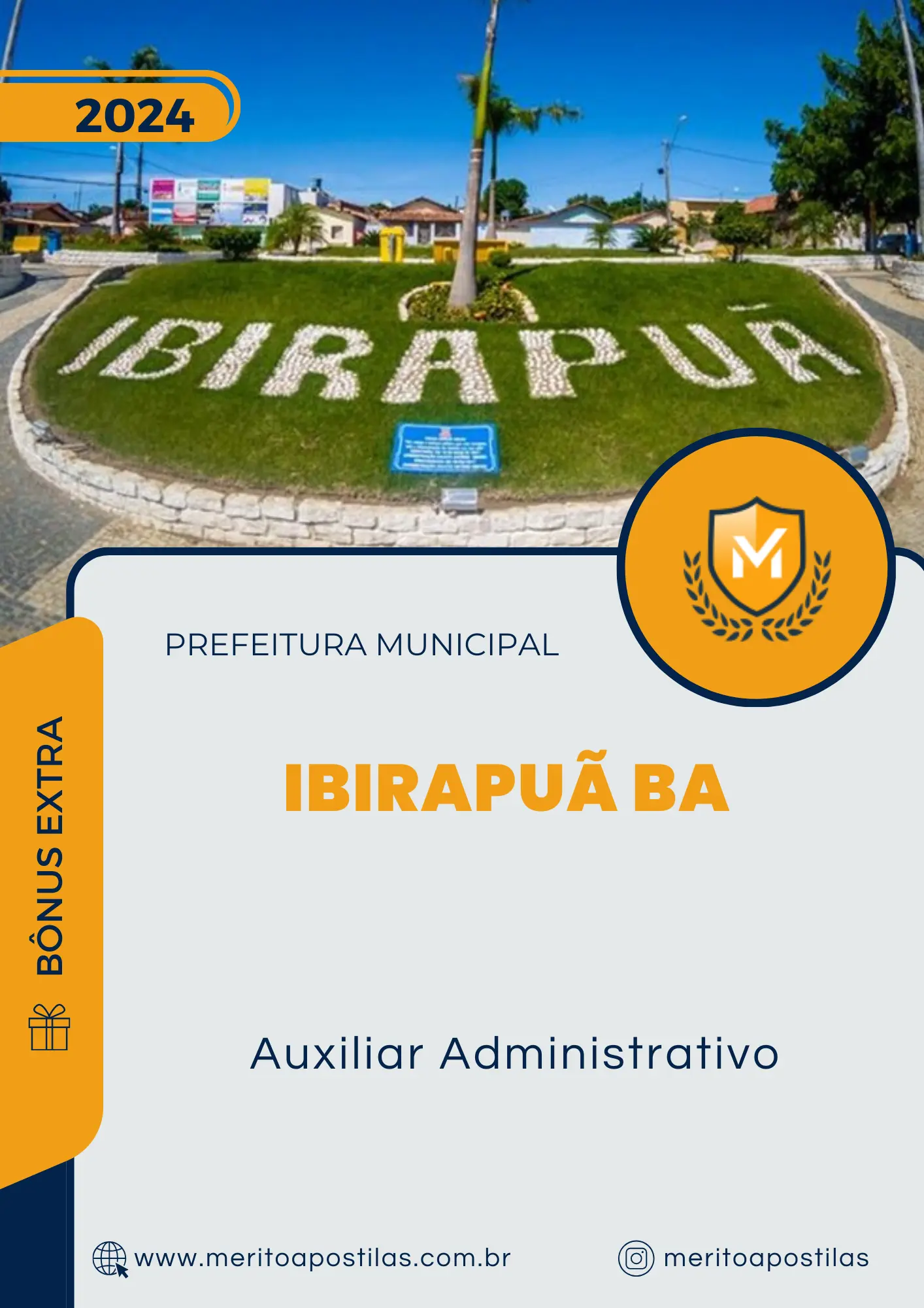 Apostila Auxiliar Administrativo Prefeitura de Ibirapuã BA 2024