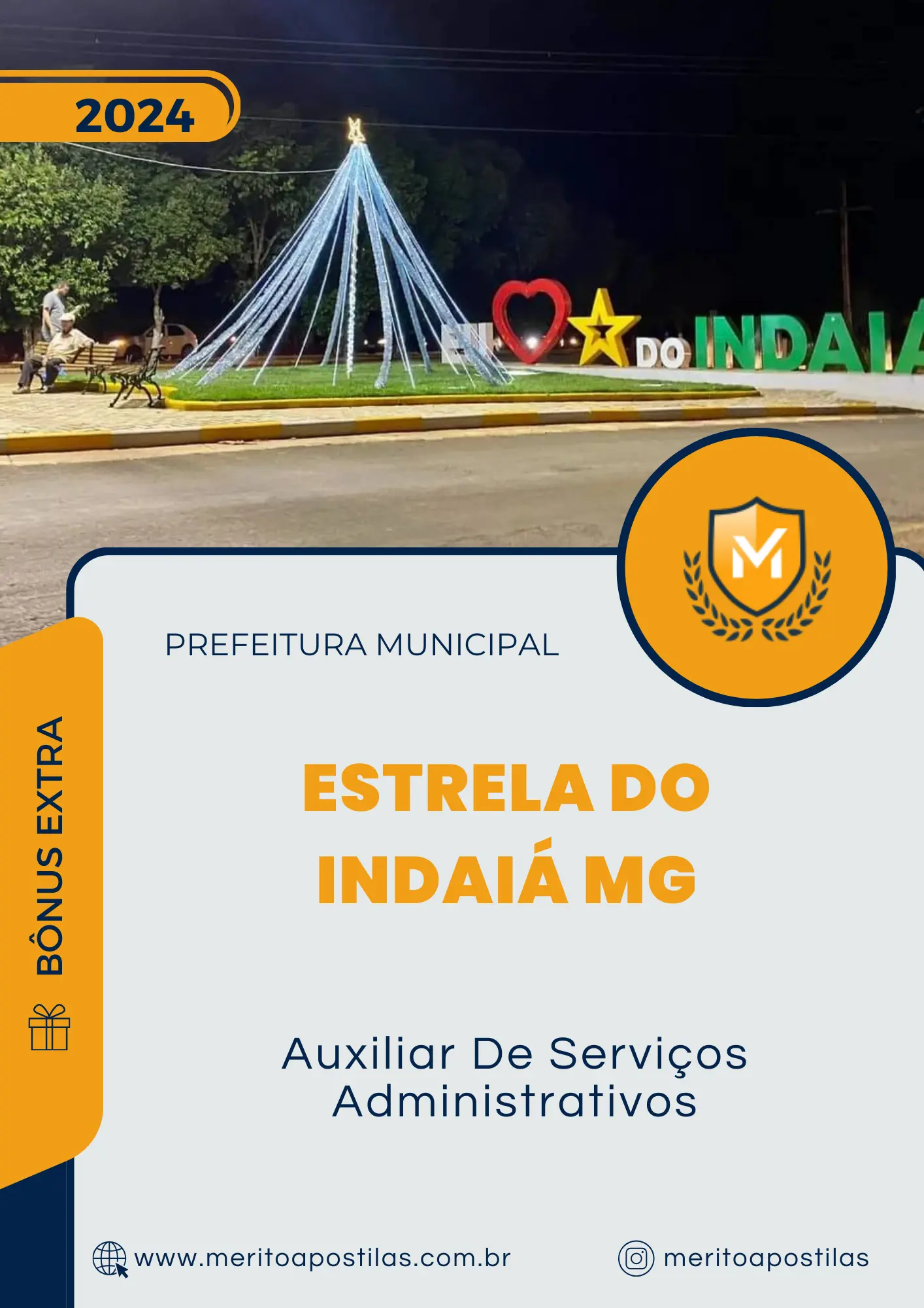 Apostila Auxiliar De Serviços Administrativos Prefeitura de Estrela do Indaiá MG 2024