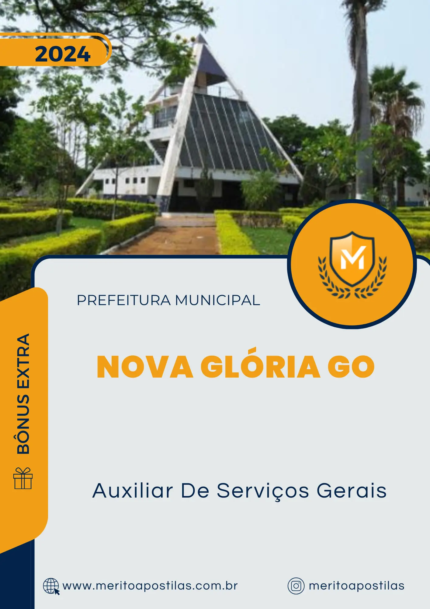 Apostila Auxiliar De Serviços Gerais Prefeitura de Nova Glória GO 2024