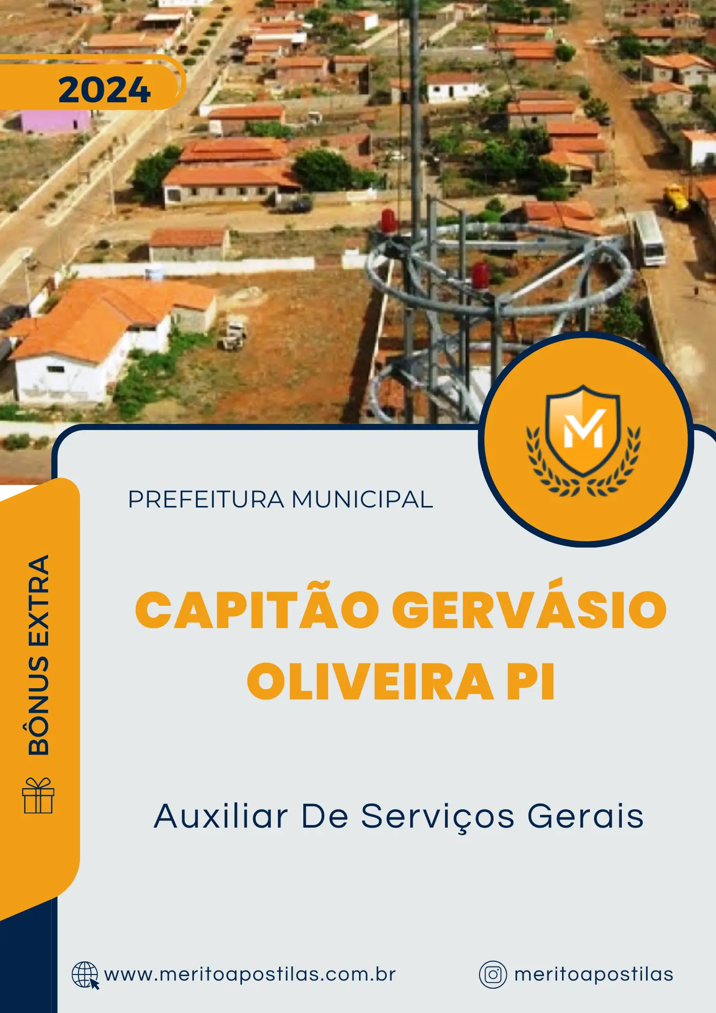 Apostila Auxiliar De Serviços Gerais Prefeitura de Capitão Gervásio Oliveira PI 2024