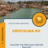 Apostila Auxiliar De Serviços Gerais Escolar Prefeitura de Cristalina GO 2024