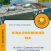 Apostila Auxiliar Operacional de Serviços Diversos Prefeitura de Nina Rodrigues MA 2024