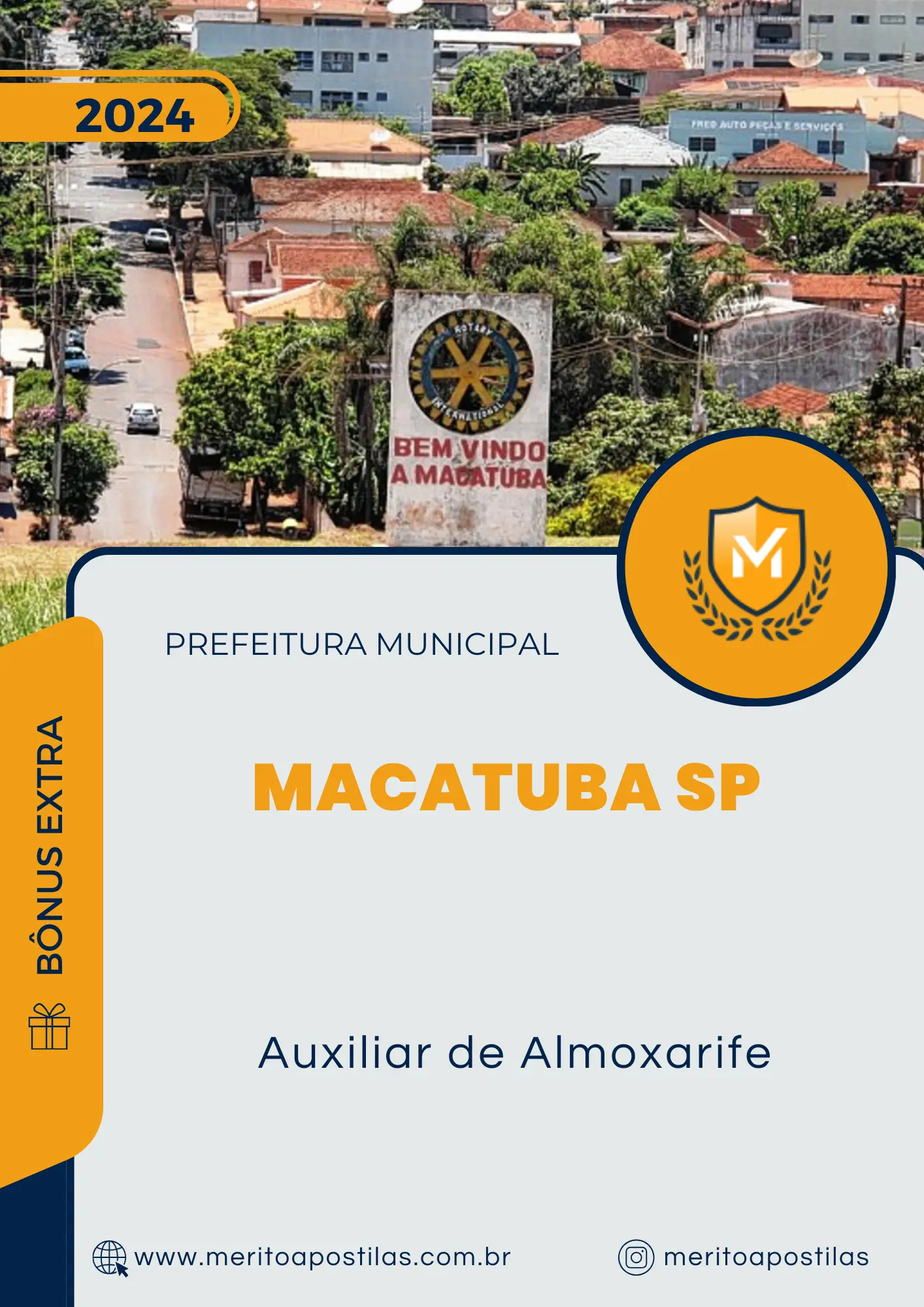 Apostila Auxiliar de Almoxarife Prefeitura de Macatuba SP 2024