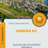 Apostila Auxiliar de Consultório Dentário Prefeitura de Jordão AC 2024
