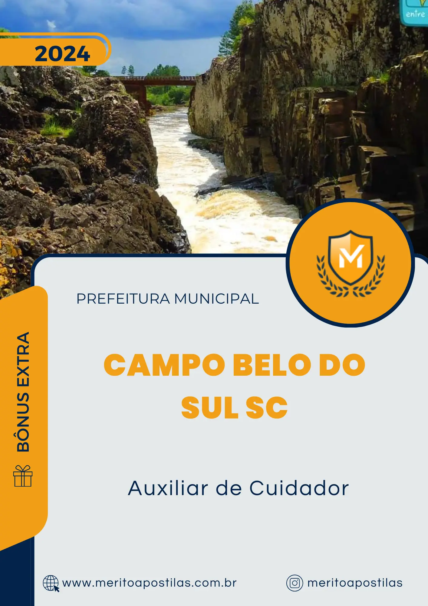 Apostila Auxiliar de Cuidador Prefeitura de Campo Belo do Sul SC 2024