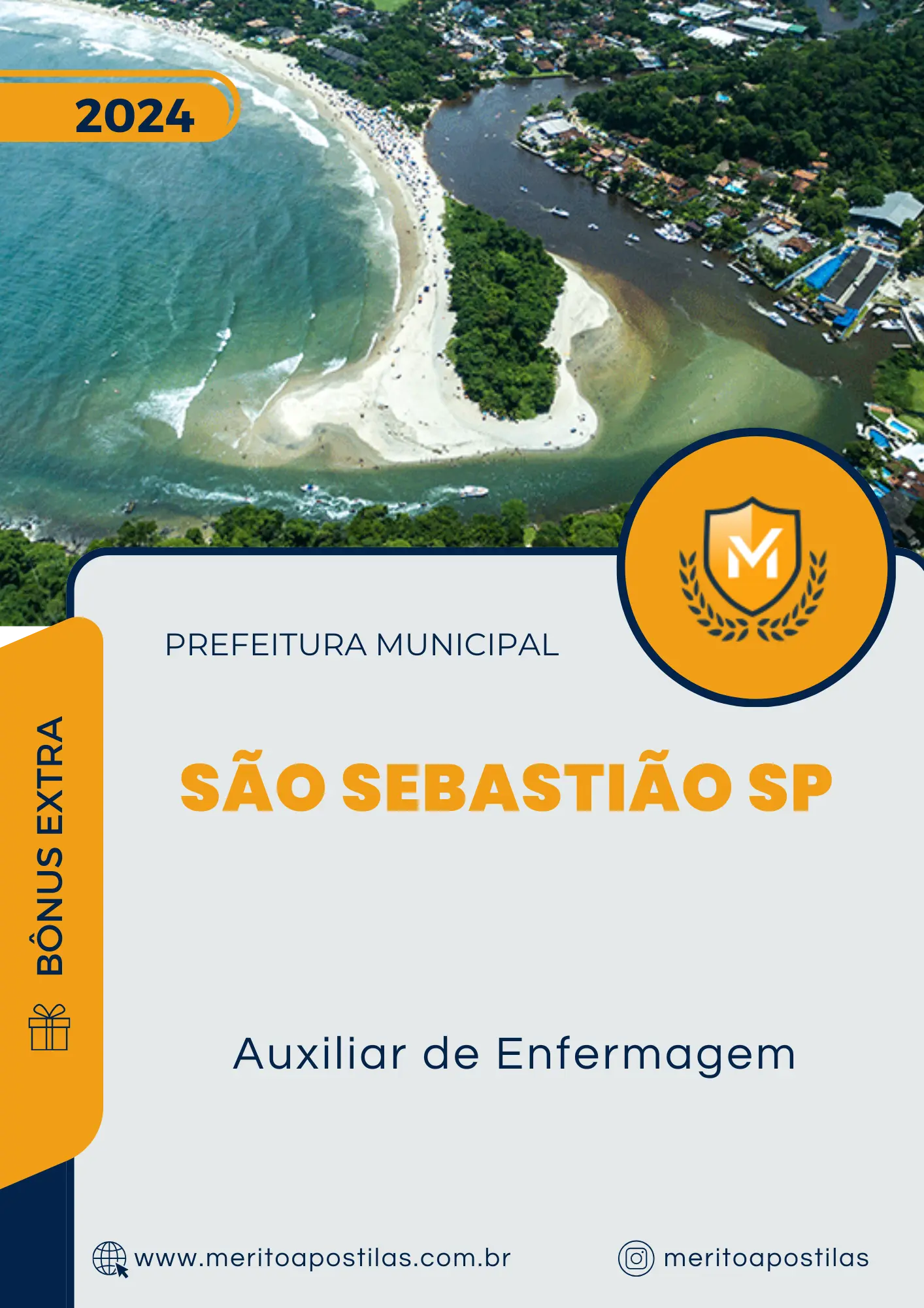 Apostila Auxiliar de Enfermagem Prefeitura São Sebastião SP 2024