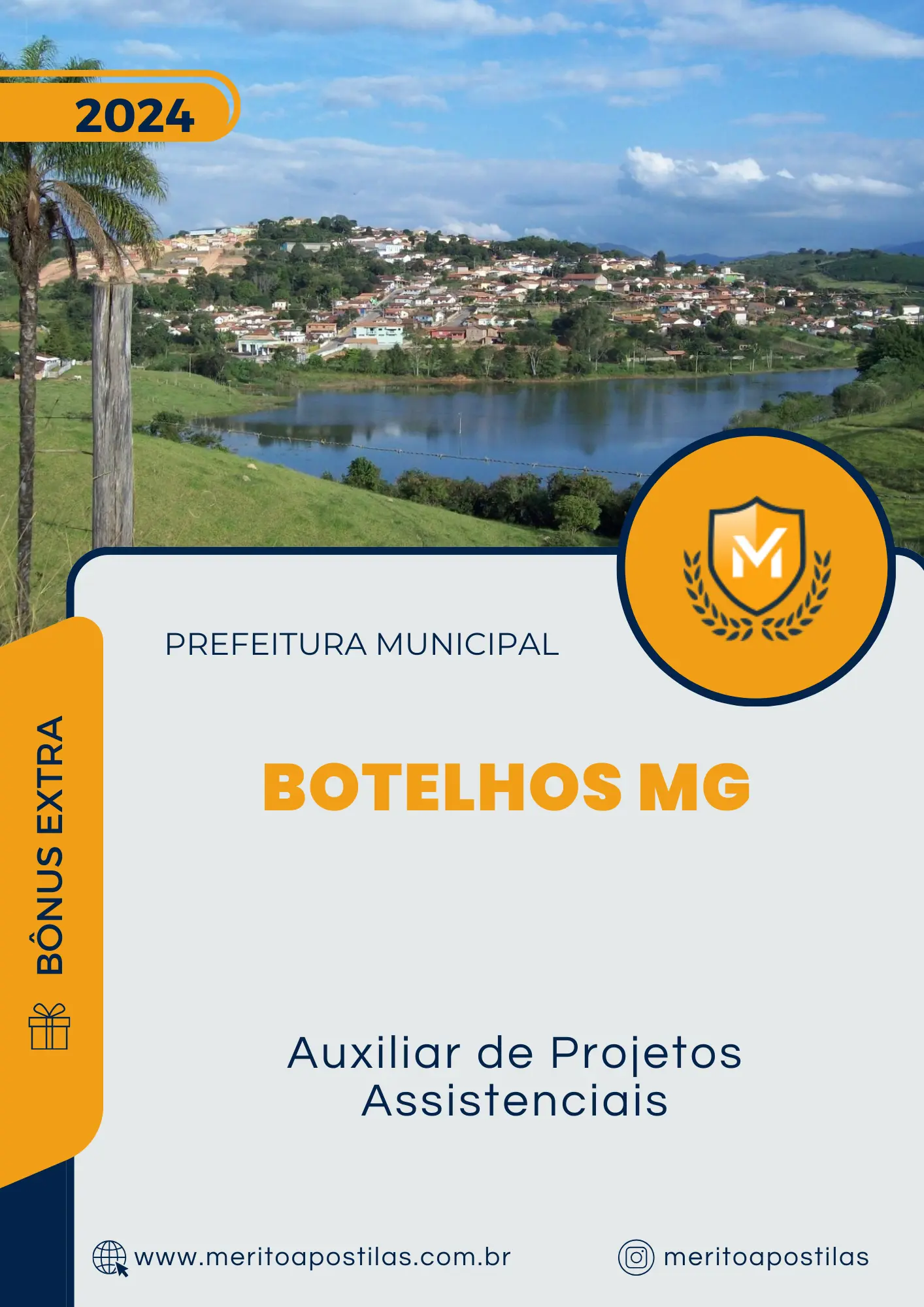 Apostila Auxiliar de Projetos Assistenciais Prefeitura de Botelhos MG 2024