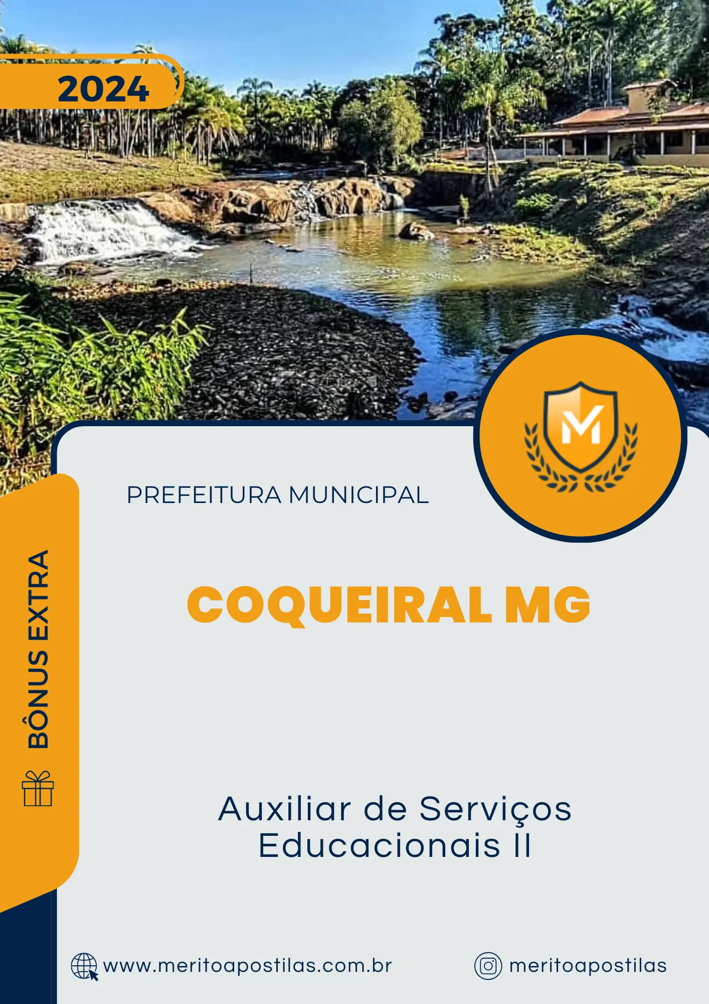 Apostila Auxiliar de Serviços Educacionais II Prefeitura Coqueiral MG 2024