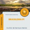 Apostila Auxiliar de Serviços Gerais Prefeitura de Brasileira PI 2024