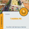 Apostila Auxiliar de Serviços Gerais Câmara de Tabira PE 2024