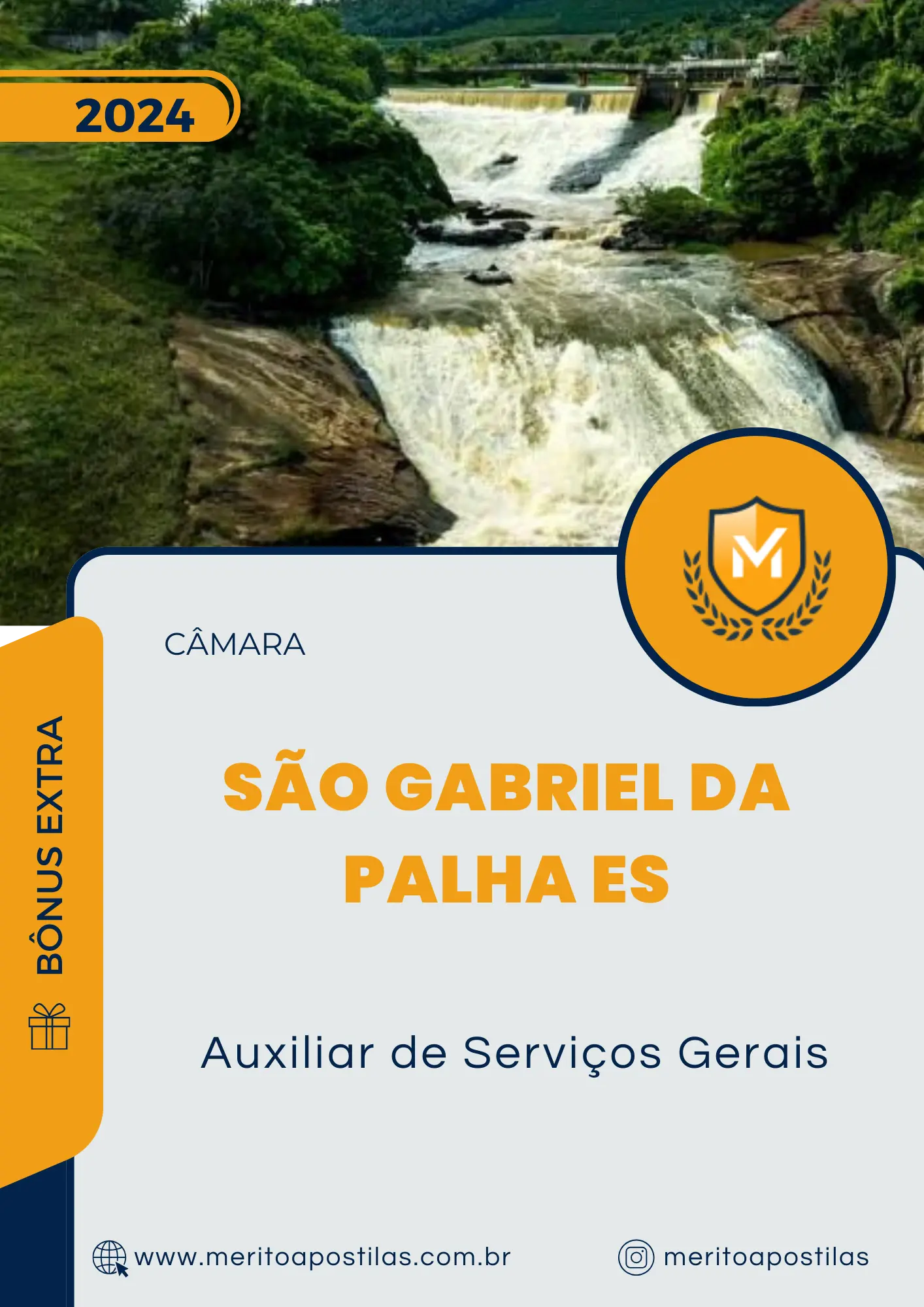 Apostila Auxiliar de Serviços Gerais Câmara de São Gabriel da Palha ES 2024