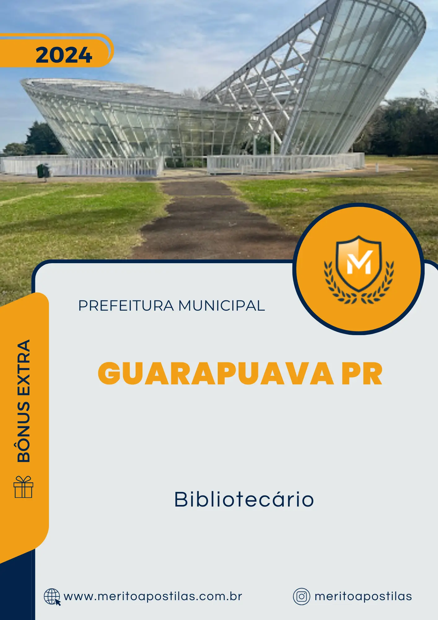 Apostila Bibliotecário Prefeitura de Guarapuava PR 2024