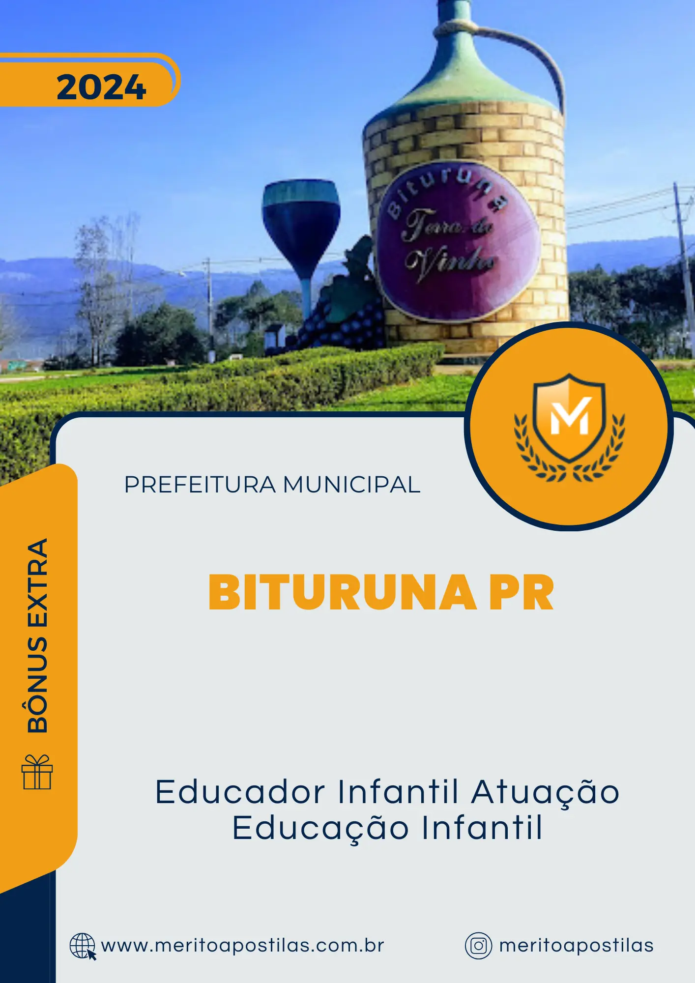 Apostila Educador Infantil Atuação Educação Infantil Prefeitura de Bituruna PR 2024