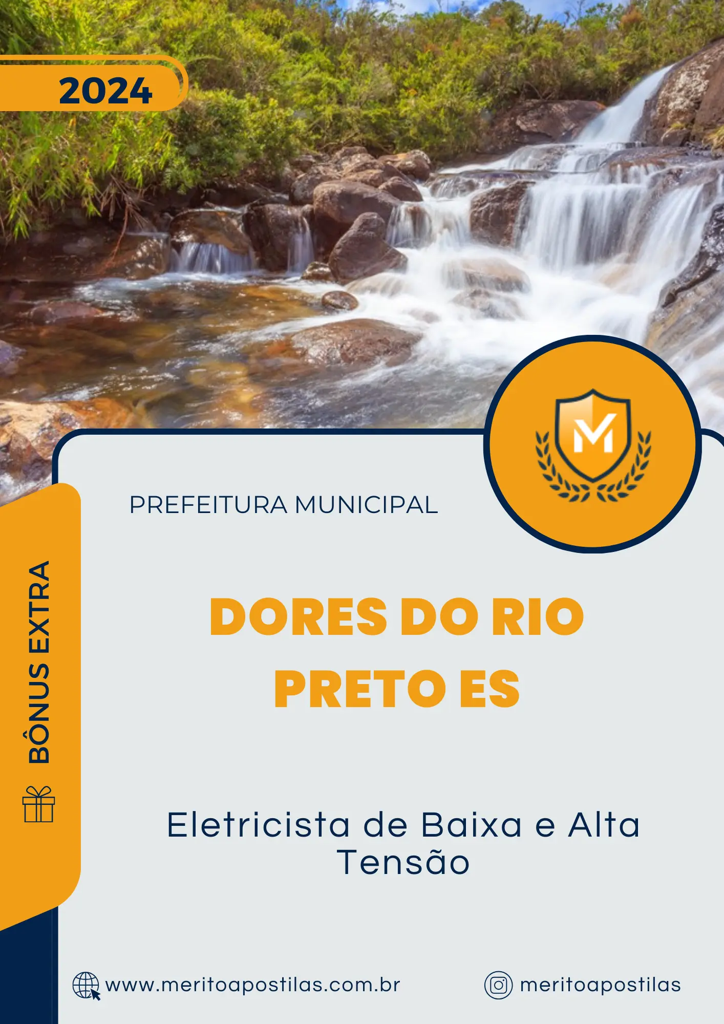 Apostila Eletricista de Baixa e Alta Tensão Prefeitura de Dores do Rio Preto ES 2024