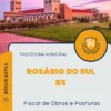 Apostila Fiscal de Obras e Posturas Prefeitura de Rosário do Sul RS 2024