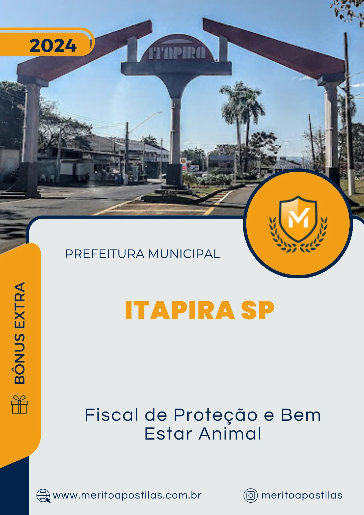 Apostila Fiscal de Proteção e Bem Estar Animal Prefeitura de Itapira SP 2024