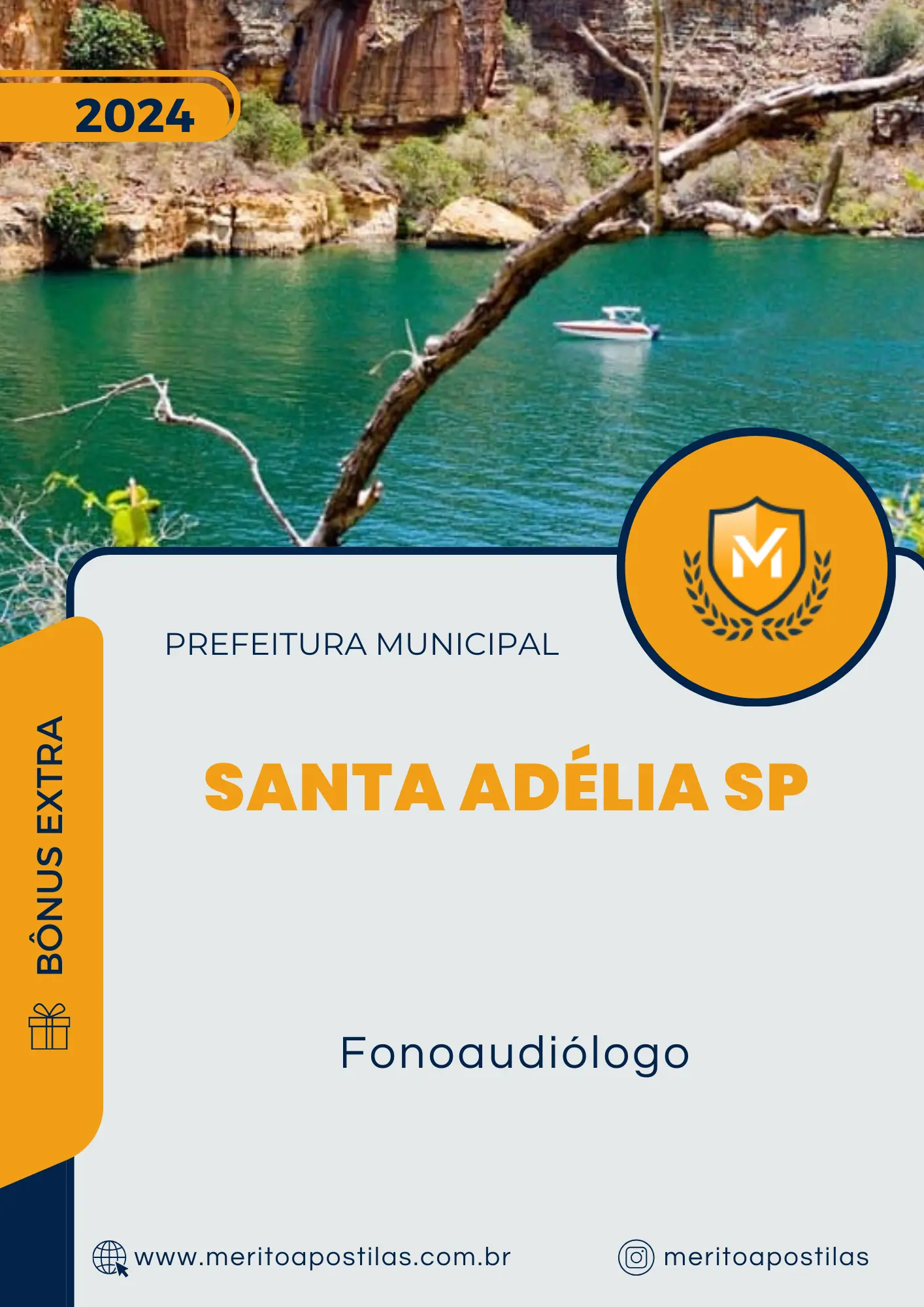 Apostila Fonoaudiólogo Prefeitura de Santa Adélia SP 2024