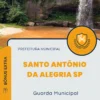 Apostila Guarda Municipal Prefeitura de Santo Antônio da Alegria SP 2024