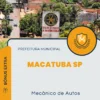 Apostila Mecânico de Autos Prefeitura de Macatuba SP 2024