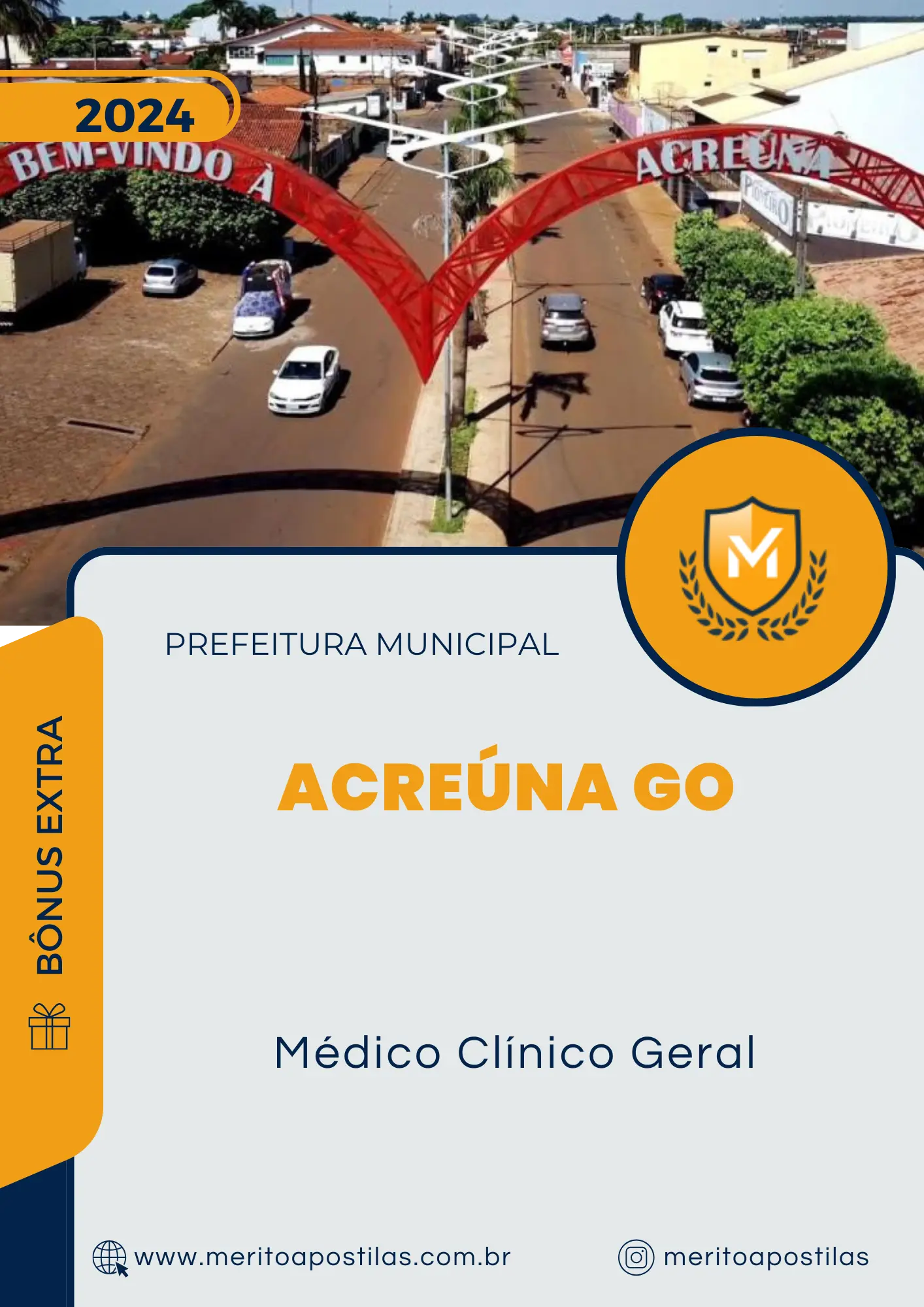 Apostila Médico Clínico Geral Prefeitura de Acreúna GO 2024