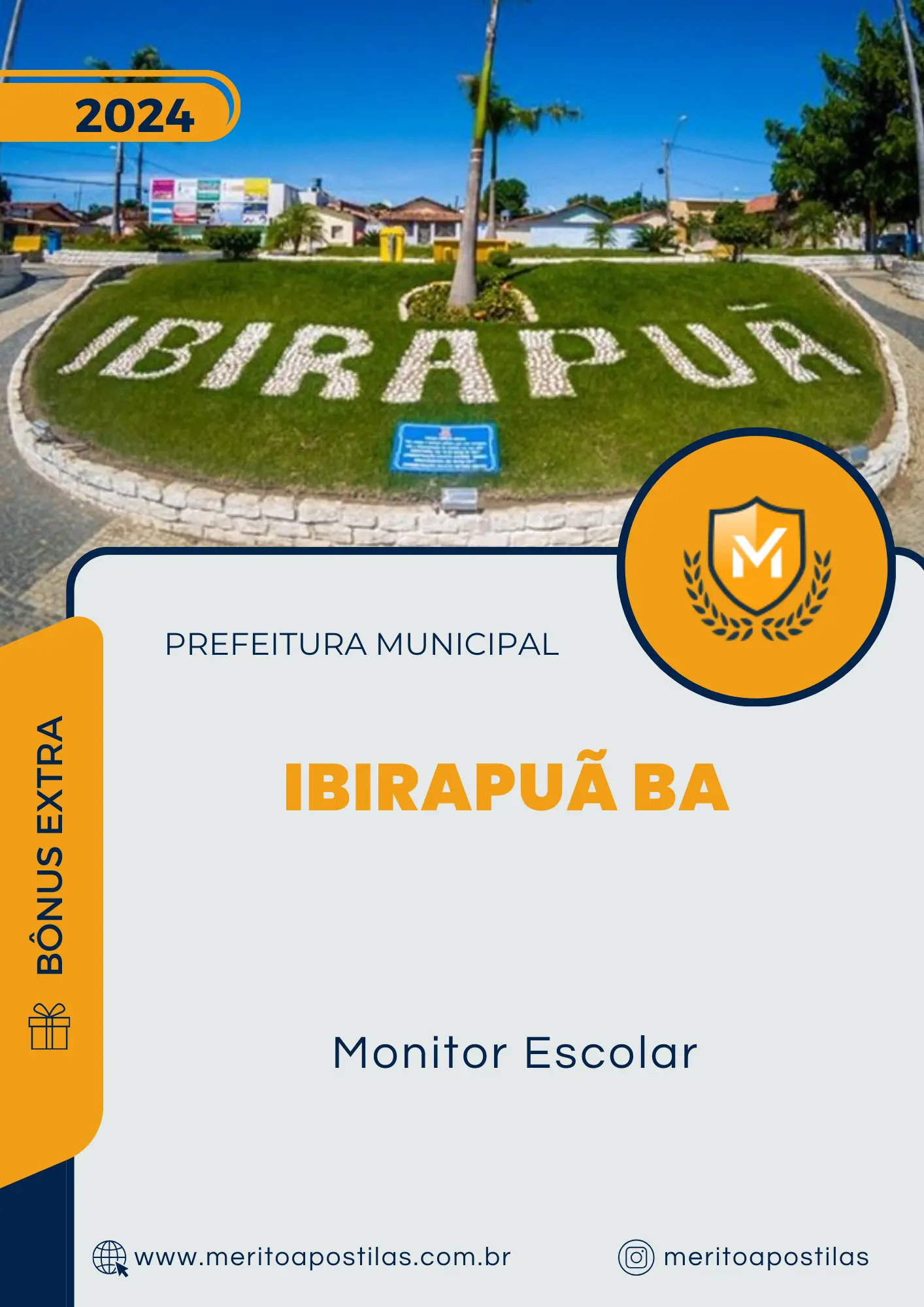 Apostila Monitor Escolar Prefeitura de Ibirapuã BA 2024