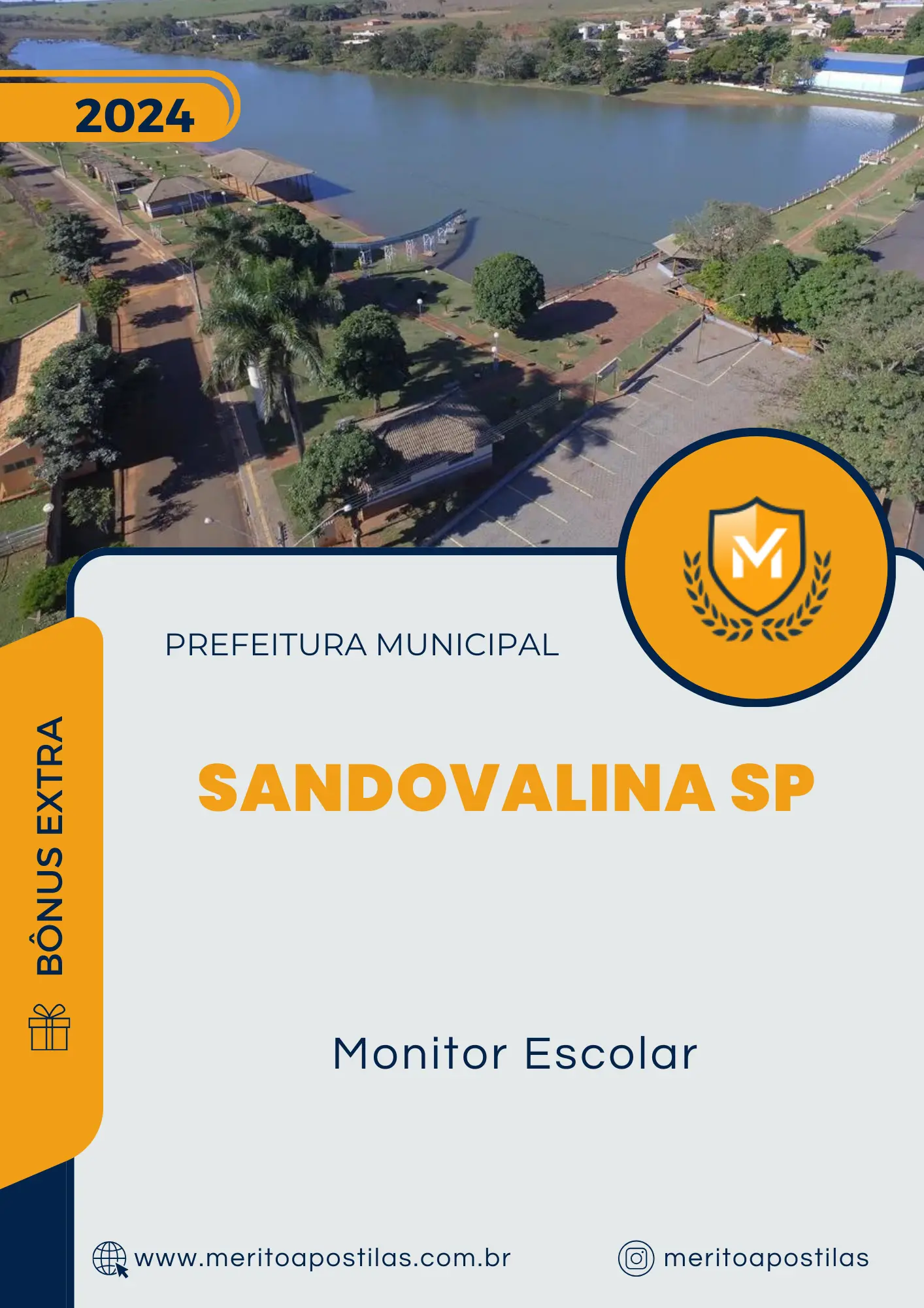 Apostila Monitor Escolar Prefeitura de Sandovalina SP 2024