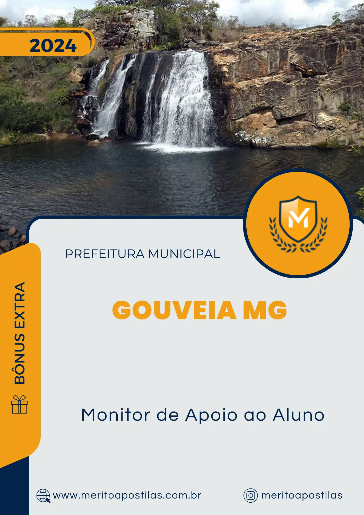 Apostila Monitor de Apoio ao Aluno Prefeitura de Gouveia MG 2024