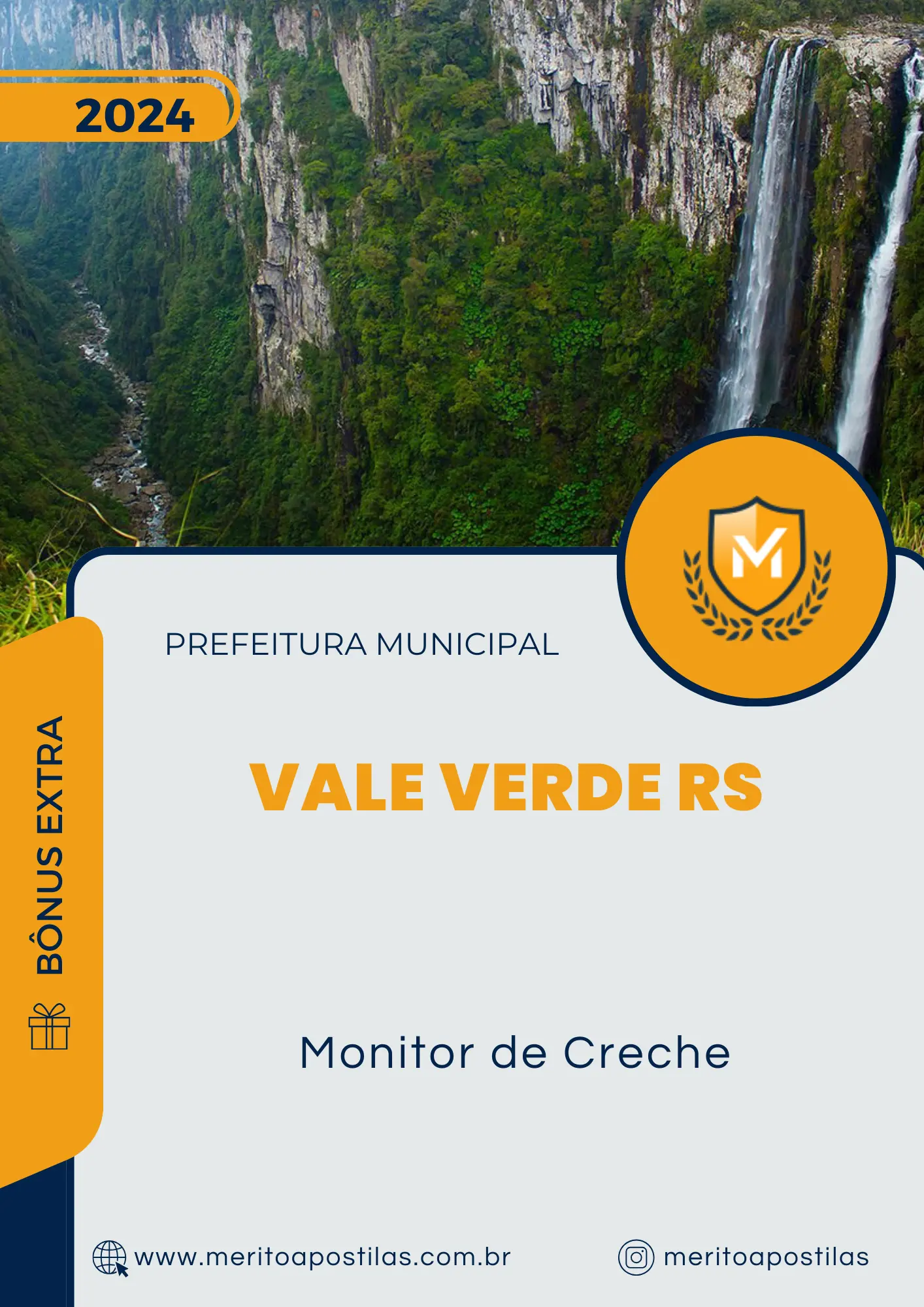 Apostila Monitor de Creche Prefeitura de Vale Verde RS 2024