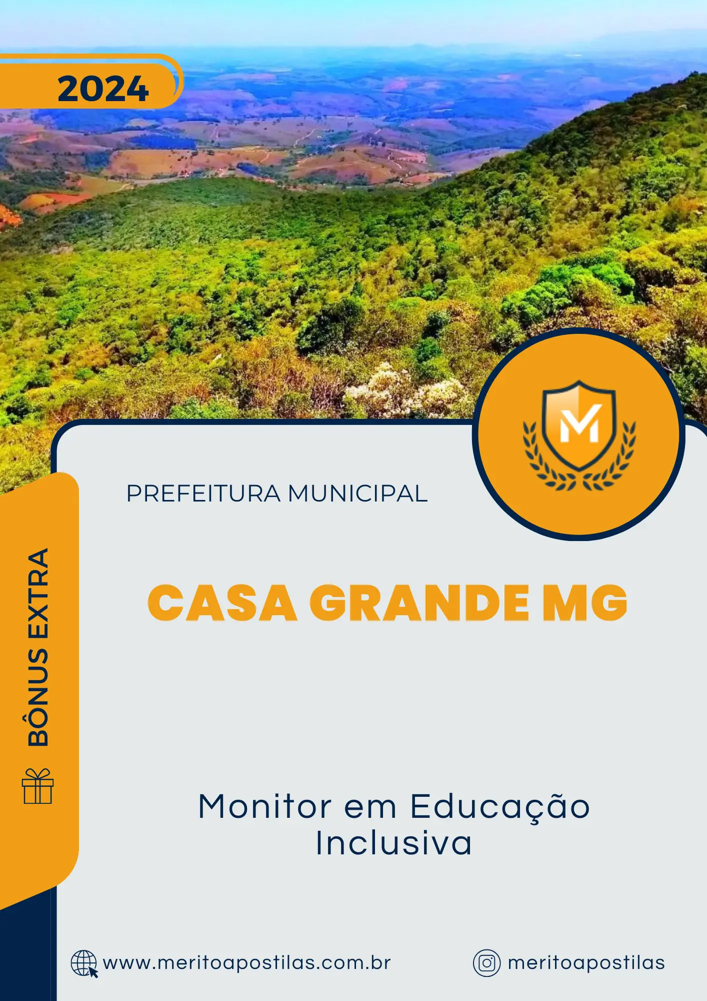 Apostila Monitor em Educação Inclusiva Prefeitura de Casa Grande MG 2024