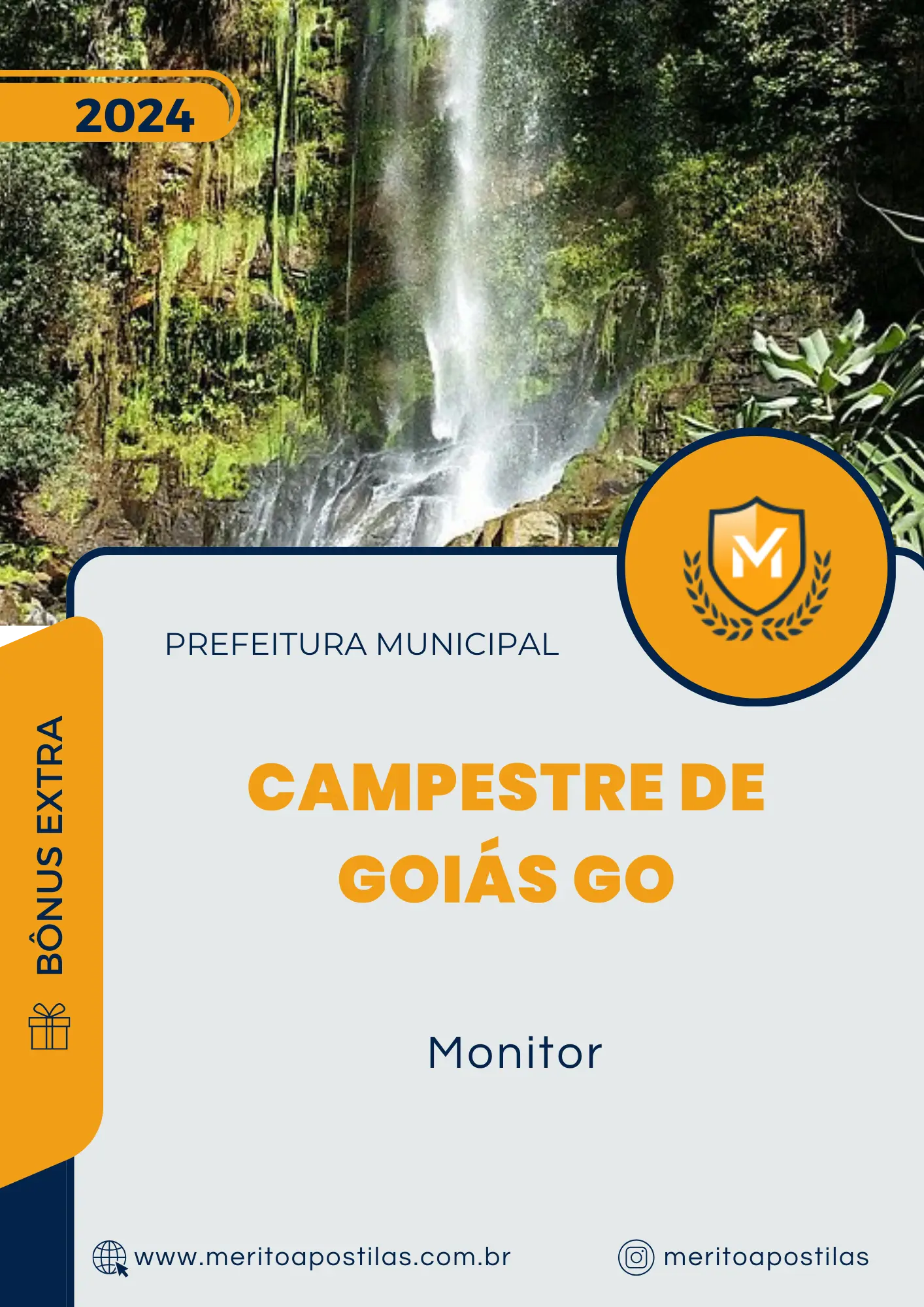 Apostila Monitor Prefeitura de Campestre de Goiás GO 2024