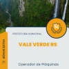 Apostila Operador de Máquinas Prefeitura de Vale Verde RS 2024
